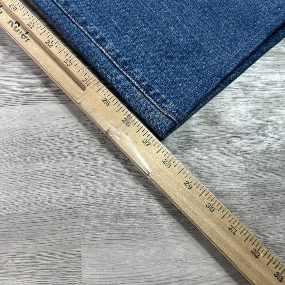VTG Calvin Klein Jeans Relaxed Wide Leg Jeans Mens 34x28 Blue Denim‎ Medium Wash